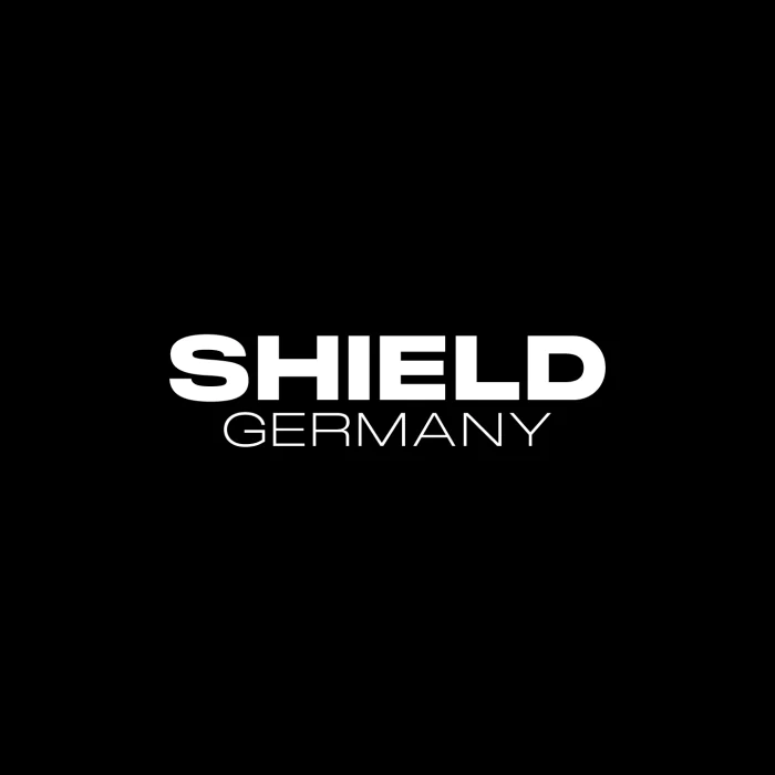 SHIELD Logo Weiss Schmal